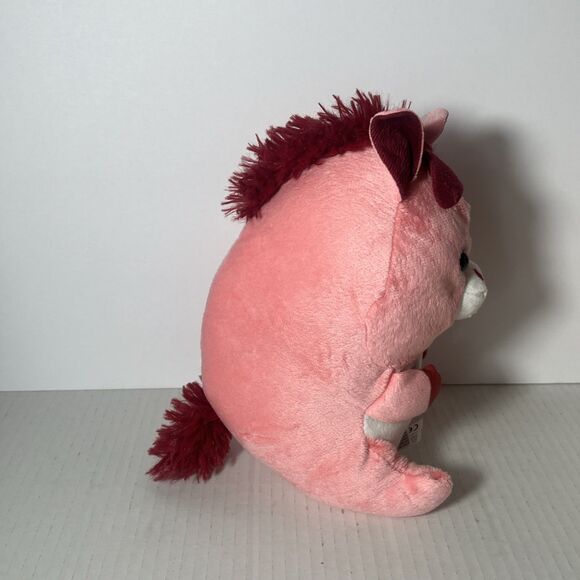 Unicorn stuffed animal Pink plush 9” - Picture 2 of 8